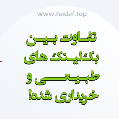 تفاوت بین بک‌ لینک‌ های طبیعی و خریداری‌ شده : کدام‌ یک برای سئو بهتر است؟