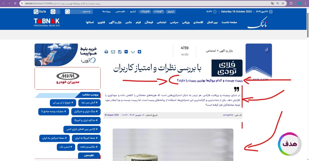 رپورتاژآگهی در رسانه تابناک 